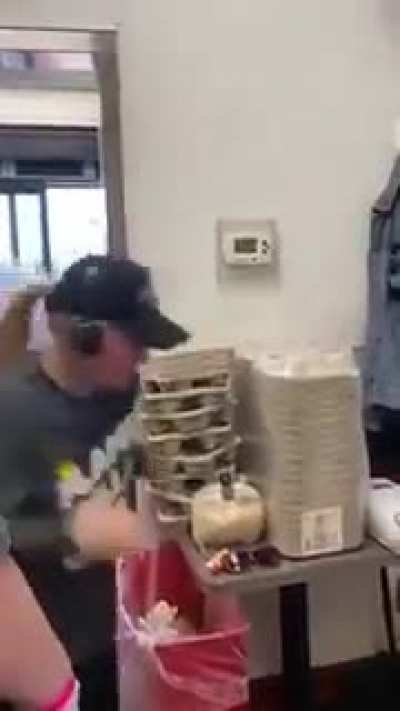 Fast food freakout in my college town