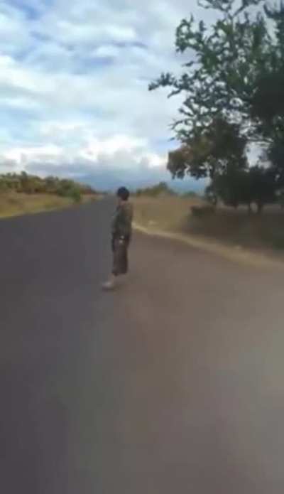 CU set up at a road block to rob civilians