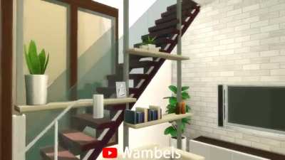 An Interior stop motion of a modern desert house