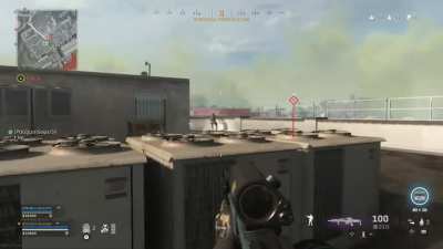 The angle might not be the best, but I thought this was really cool way to get a team wipe with my friend.