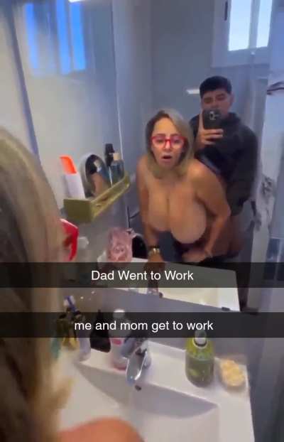 good mom know how to take care son, if this make you wet, its not fantasy anymore