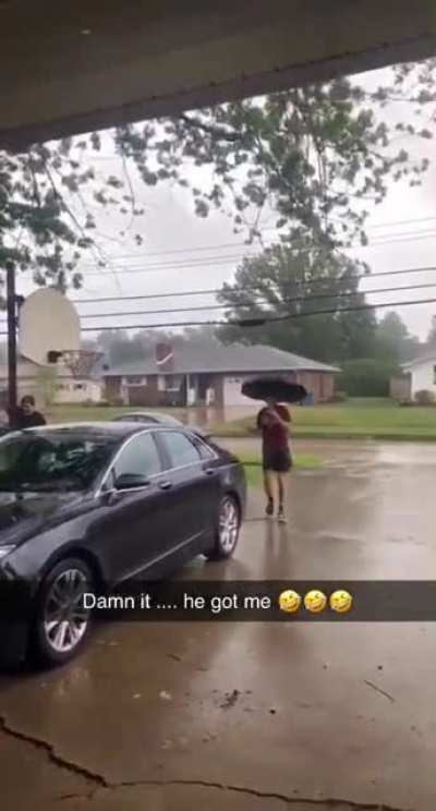 Yesterday was my brother&rsquo;s 18th birthday, so we had a socially distant party with the garage open to celebrate. Our extended family ambushed with water balloons.