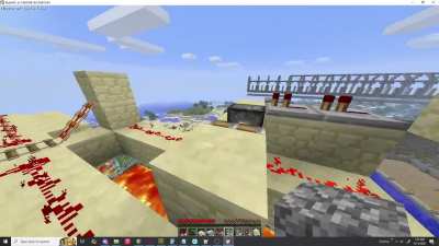 Can anyone help me out with this red stone counter? it should perfectly match the creative world but it doesn&rsquo;t work.