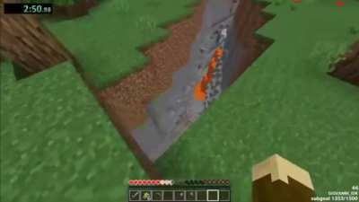 Imagine if he fell down there