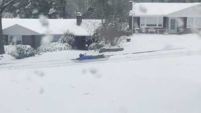 People in Greenville don&rsquo;t know how to stay off the roads!
