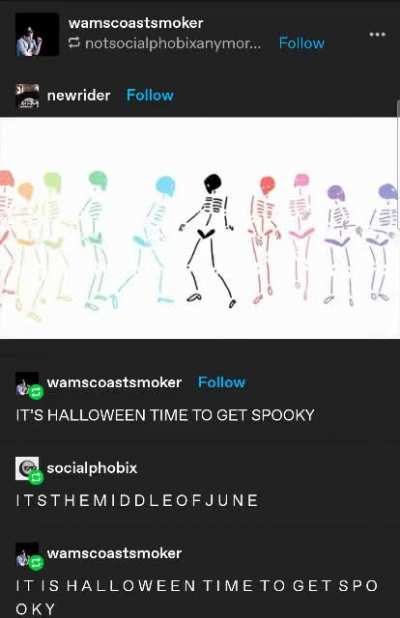 It is Halloween y'all