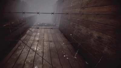 Updated the environment in my WW1 horror survival game called Trenches VR where enemies can react to your whistles and footsteps on creaking wood. Coming out next week - What do you think?