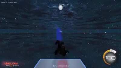 TJBROTHER has remade the hit VR game Beat Saber within Rocket League. Check comments for links.