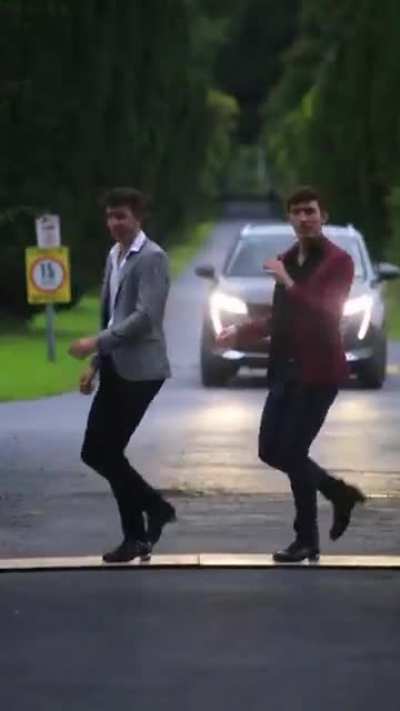 Awesome Synchronized tap dancing