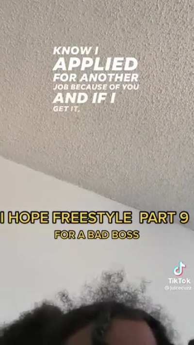 I hope…