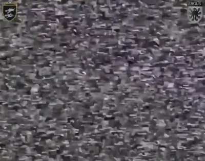 Ukrainian FPV drone intercepts a russian fixed wing drone.