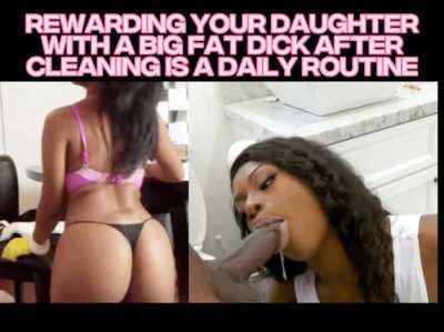 What&rsquo;s better than your own daughter emptying your balls after cleaning.
