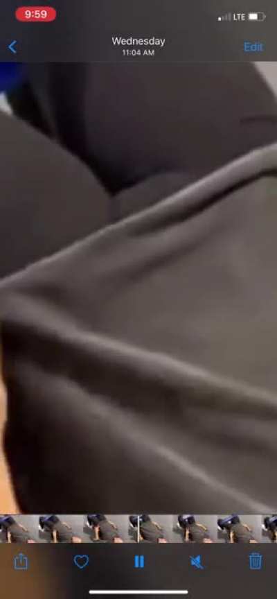 She can’t hide that phatty