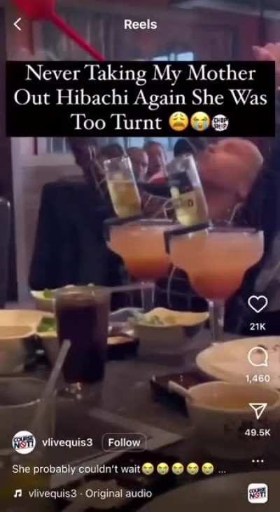 This is why Mal didn&rsquo;t take his mom to hibachi for her birthday&hellip;