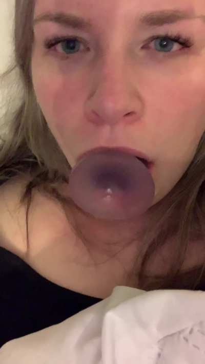 i made a gag! using only a dildo &amp;amp; self-control (23F)
