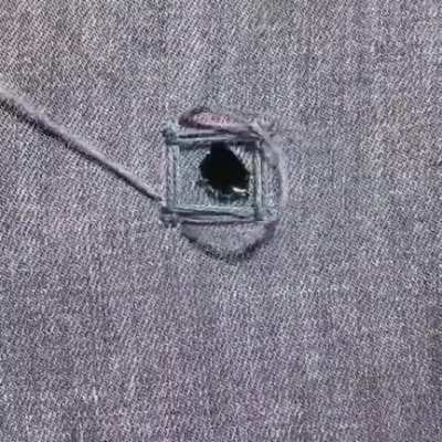 How to fix holes in clothing