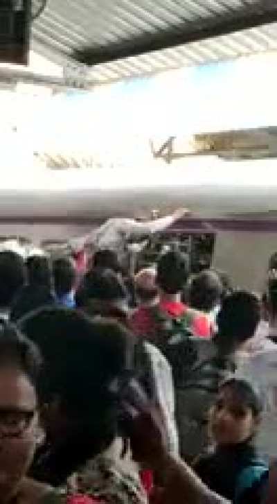 WCGW if I stand in front of people leaving the train