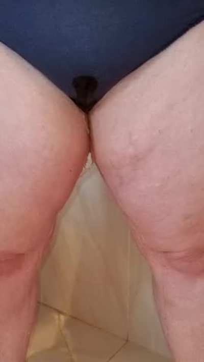 I love watching it run down her legs