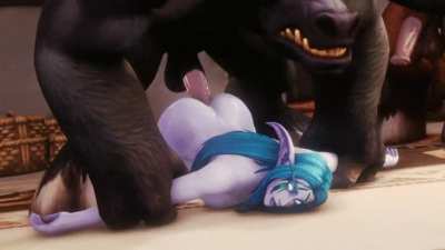 Tauren defeated a night elf (noname55)