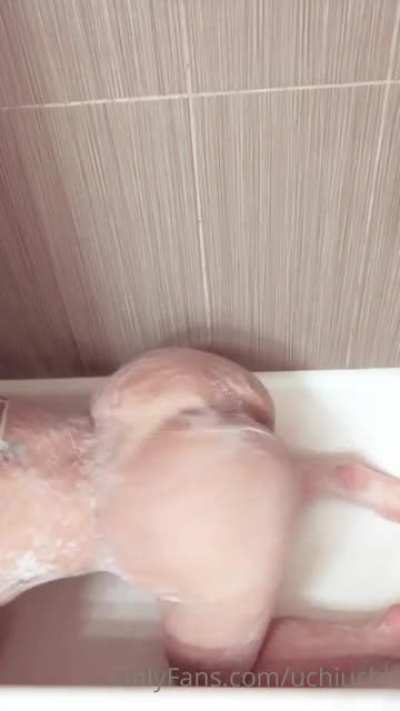 In the tub