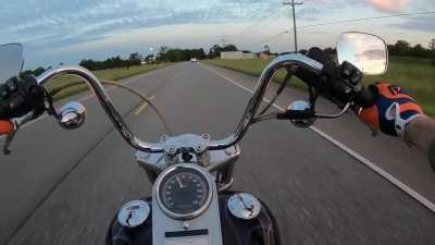 Just picked up this new to me &lsquo;03 Dyna Wide Glide and man, this thing is great! I&rsquo;m coming from a triumph tiger and a 883 sportster and this thing is night and day difference. Here&rsquo;s a short ride down my street on the bayou in La.