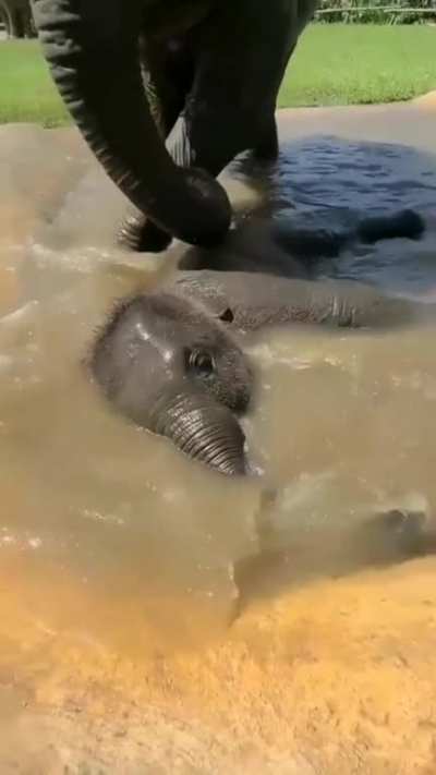 Just playing in bath-time