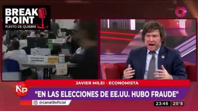 Milei sobre el mundo luego de la caída de Trump, 2020