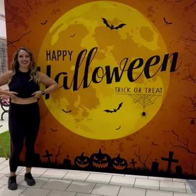 Middle of the mall - Happy Halloween!
