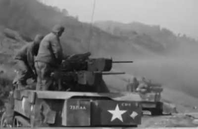 M16 Multiple Gun Motor Carriages used in the Korean war