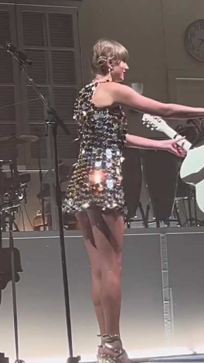 View of her bit of cheekiness