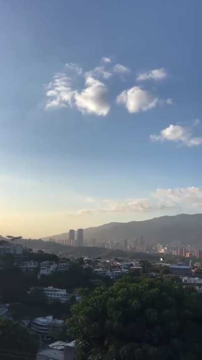 atardecer desde el Club T&aacute;chira