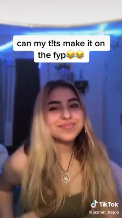 She really did that