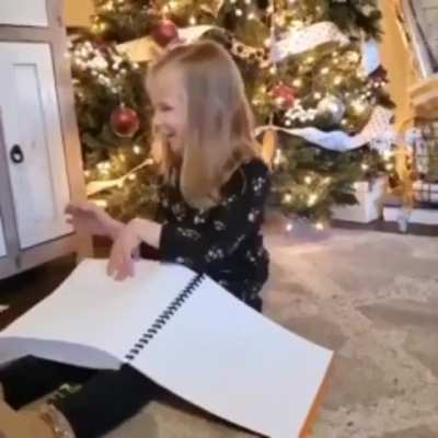 Young blind girl absolutely loves Harry Potter. Her aunt helped raise money to surprise her with Harry Potter books in Braille for Christmas.