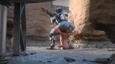 Goddammit, We have a mission to complete, and you're acting like a damn pervert! Get your tongue out of my ass! And don't even think about sticking it in again without asking!"