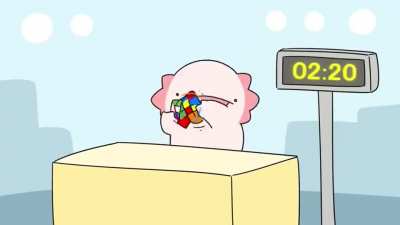 Rubik&rsquo;s cube world record (からめる)