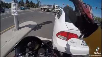 I don’t ever want to encounter this guy on the road