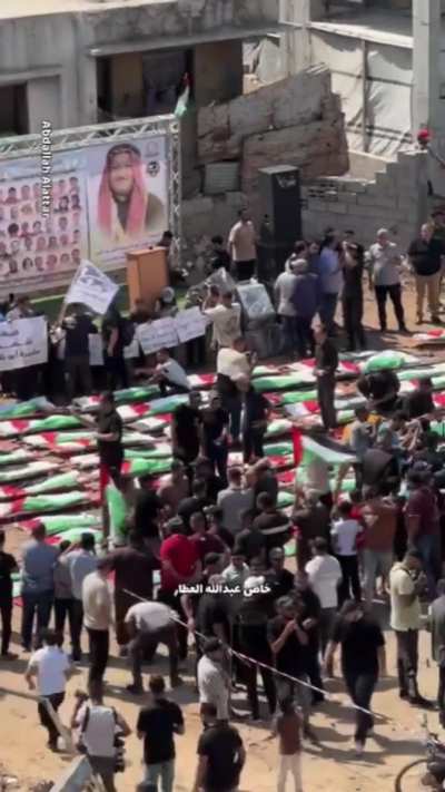 Today, Gaza was not mourning individuals... but entire families.