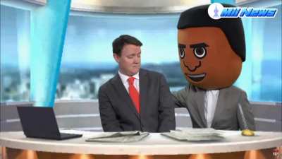 Mii Reggie is always watching