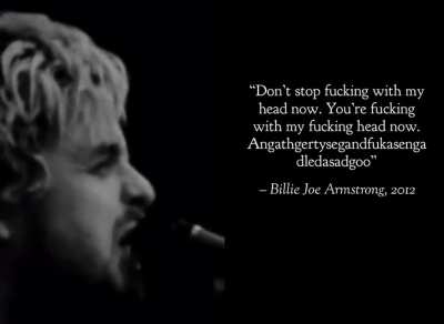 anyone actually have any idea what he&rsquo;s saying?? (from let yourself go official live video)