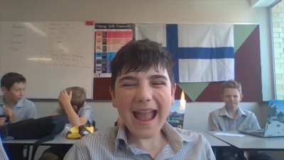 My friend made this random video during school a year ago