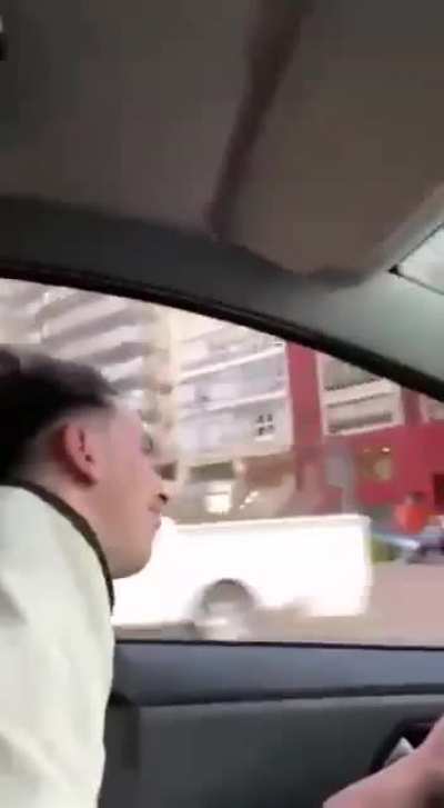 Driving on the wrong side of the road