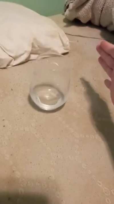 Why glass no fall
