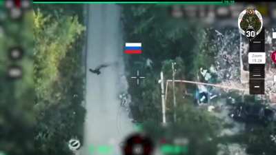 Russian solider ambushed two Ukrainian Armed Forces soldiers in Pokrovsk (48°17'03