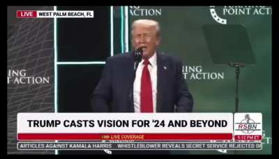Trump: &ldquo;You have to get out and vote. You won&rsquo;t have to do it anymore. Four years, it will be fixed, it will be fine. You won&rsquo;t have to vote anymore.. In four years, you won&rsquo;t have to vote again.&rdquo;
