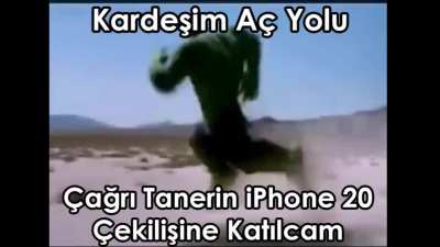 Kardeşim yolu a&ccedil;