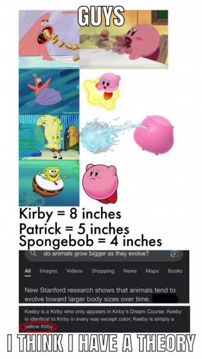 it is strange how keeby is one of the only &ldquo;Kirbys&rdquo; that has an official name...