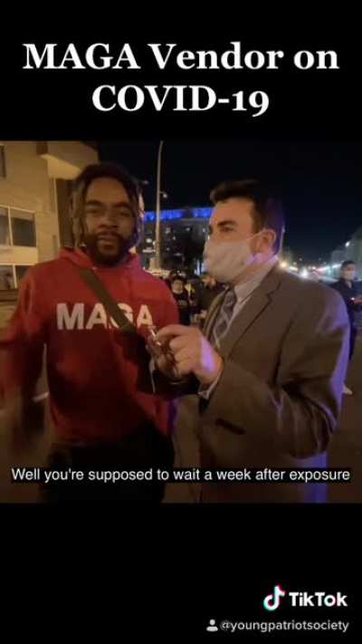 Guy tells reporter &ldquo;CDC&rsquo;s not my daddy!&rdquo; then asks why ants and birds don&rsquo;t have to wear masks
