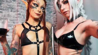 Wanna join us? Lae'zel &amp;amp; Shadowheart (Ragmig &amp;amp; Nicky Brum)