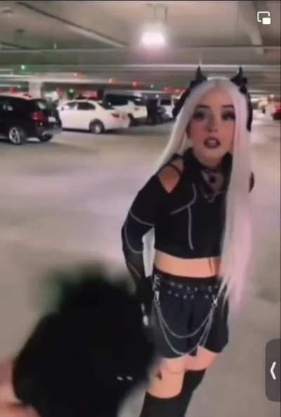 Did you hear the "POP" when she pulled it out?