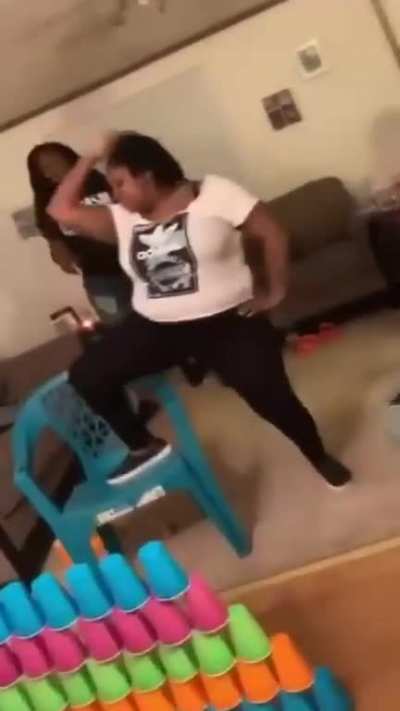 HMC while I knock down these cups